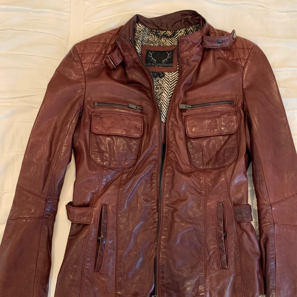 Bod & Christensen leather jacket